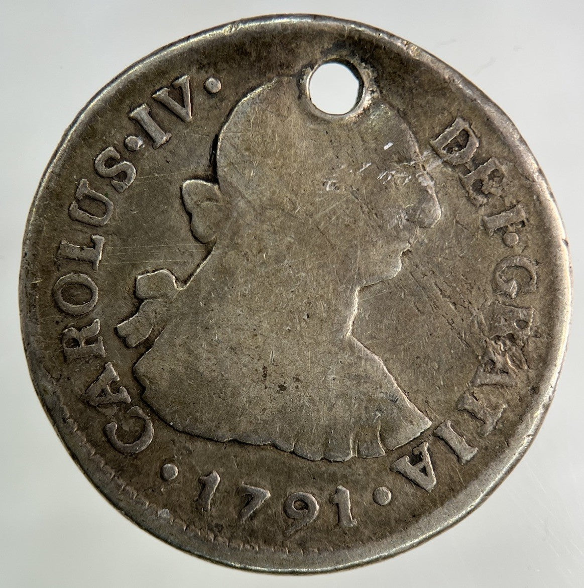 1791 Spain 2 Reales Silver Coin | Collectable Grade