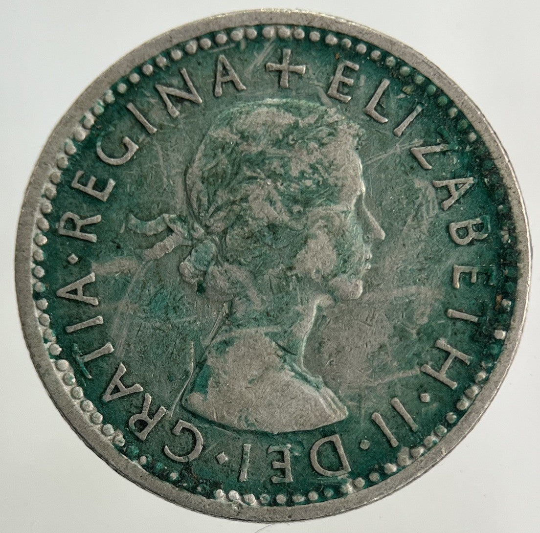 1958 Elizabeth II 2nd Sixpence Coin | Fine Collectable Grade