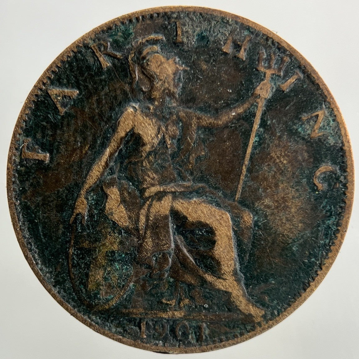1901 Victoria Farthing Coin | Collectable Grade