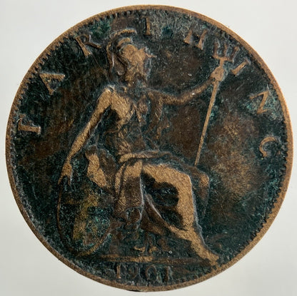 1901 Victoria Farthing Coin | Collectable Grade