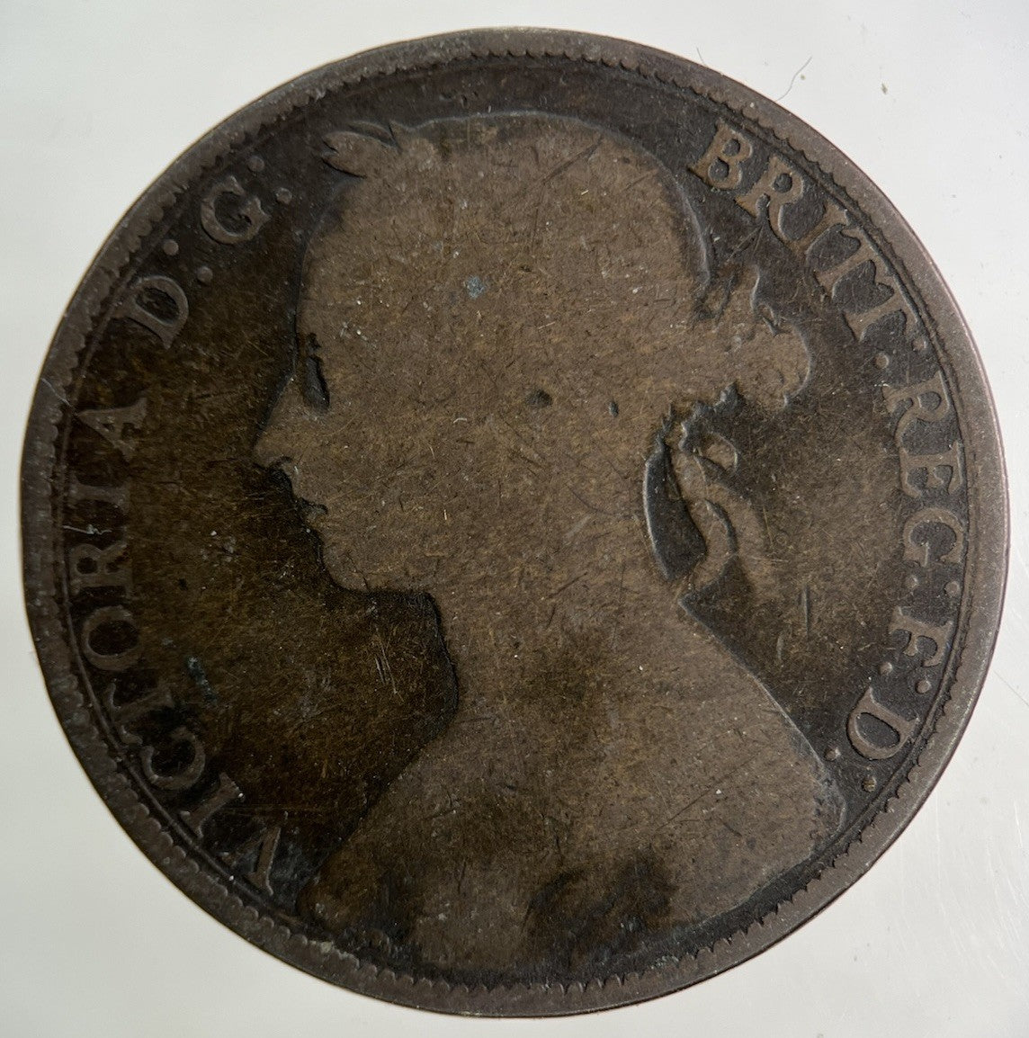 1882 - H Victoria One Penny Coin | Collectable Grade