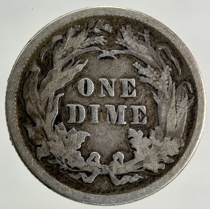 1891 US USA One Dime Silver Coin | Fine Collectable Grade