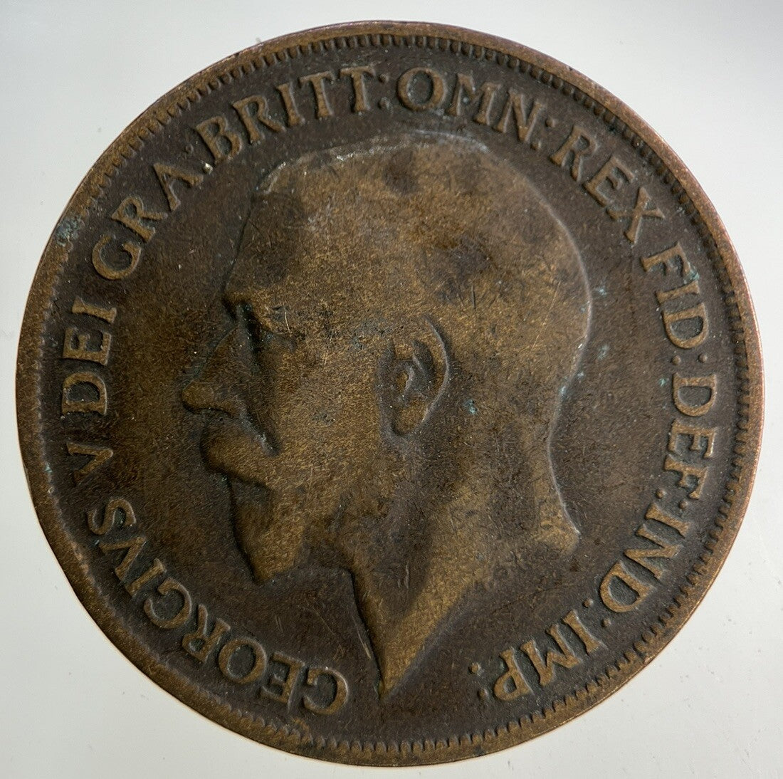 1913 George V One Penny Coin | Fair Grade
