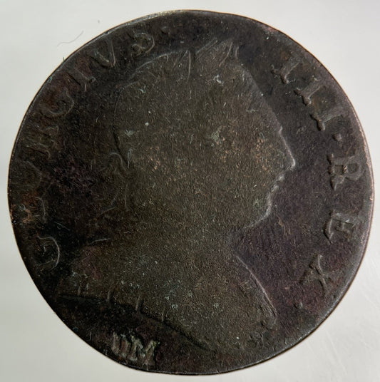 1775 Stamped George III 3rd Half - Penny Coin | Collectable Grade