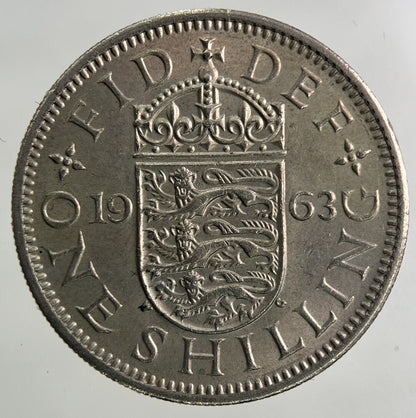 1963 Elizabeth II 2nd Shilling Coin | Very Fine Grade