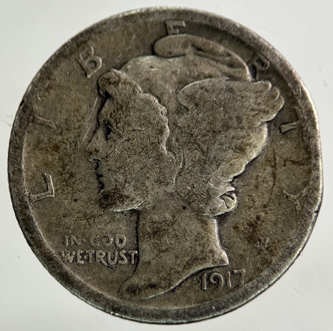 1917 US USA Mercury Dime Silver Coin | Collectable Grade