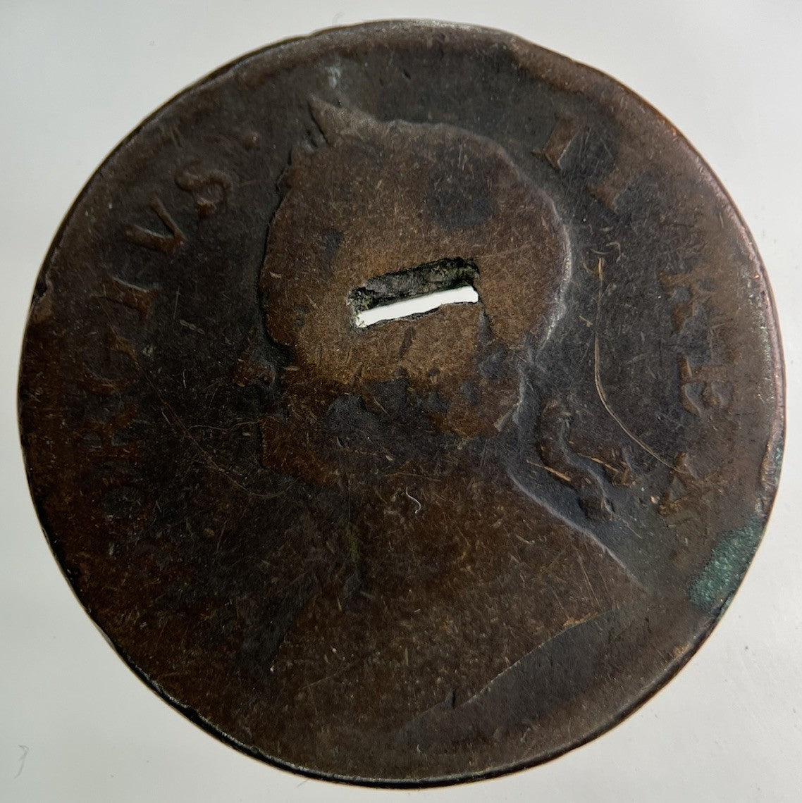 1743 George II 2nd Half - Penny Coin | Collectable Grade