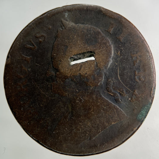1743 George II 2nd Half - Penny Coin | Collectable Grade