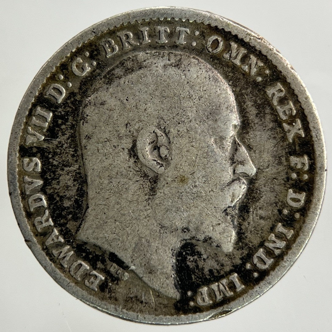 1902 Edward VII Threepence Silver Coin | Collectable Grade