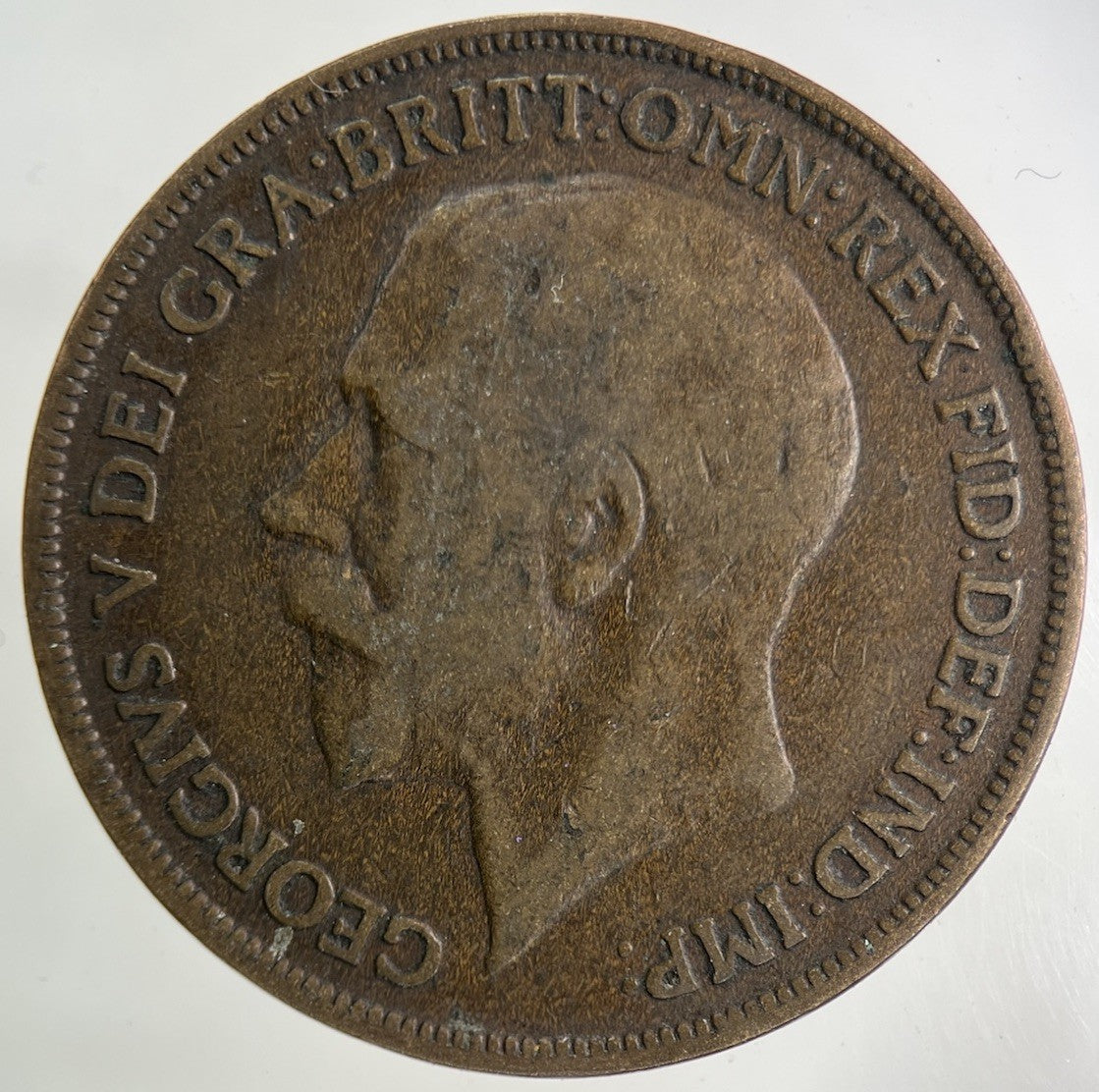 1917 George V One Penny Coin | Collectable Grade