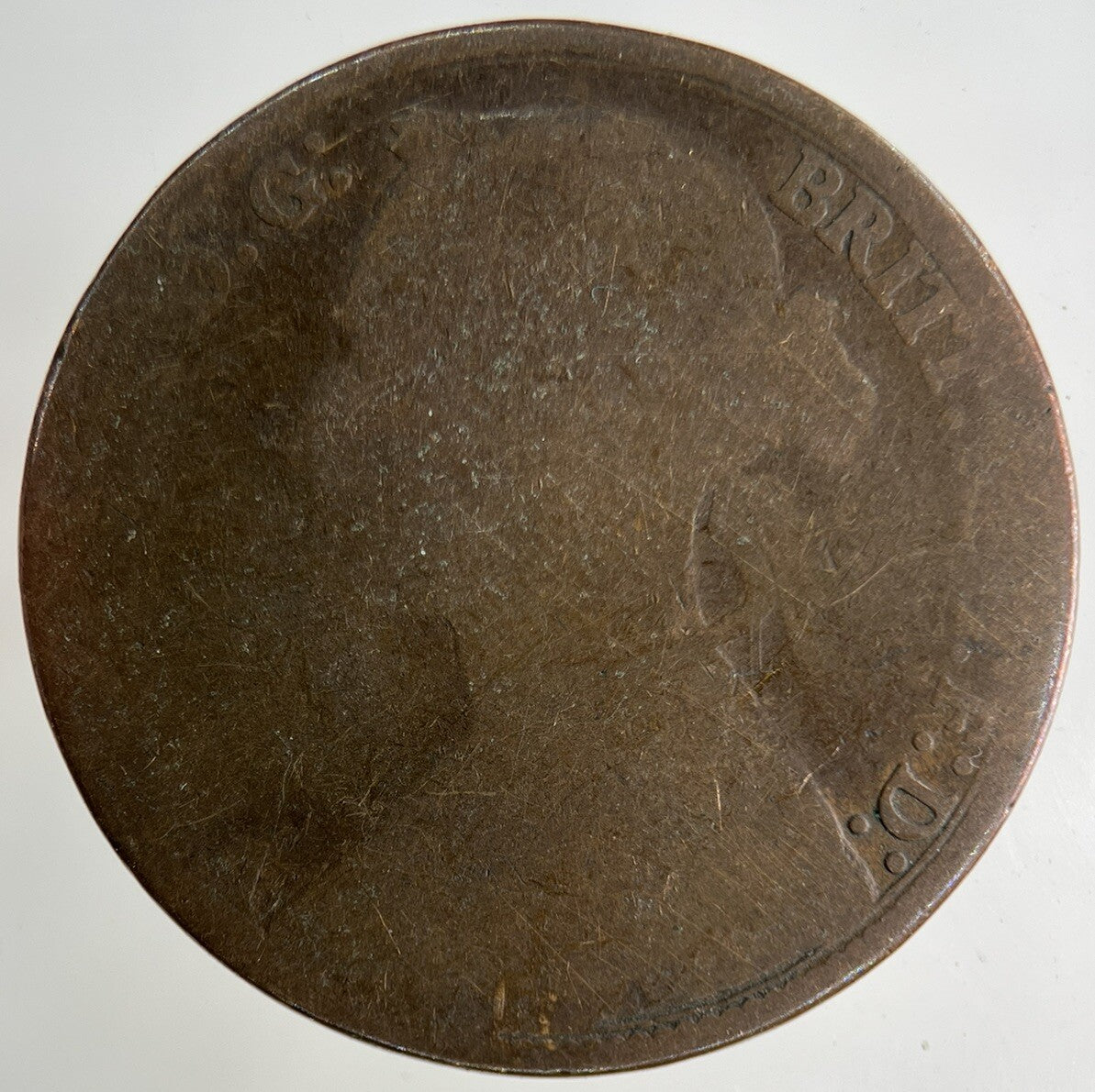 1879 Victoria One Penny Coin | Fair Grade