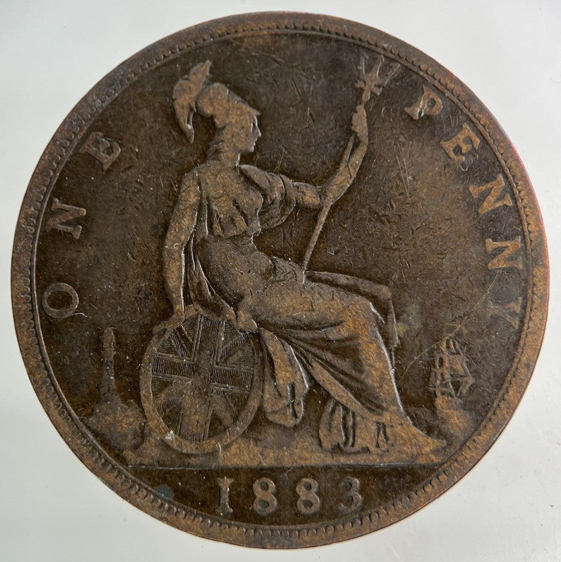 1883 Victoria One Penny Coin | Collectable Grade