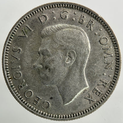 1942 George VI Shilling Silver Coin | Fine Collectable Grade
