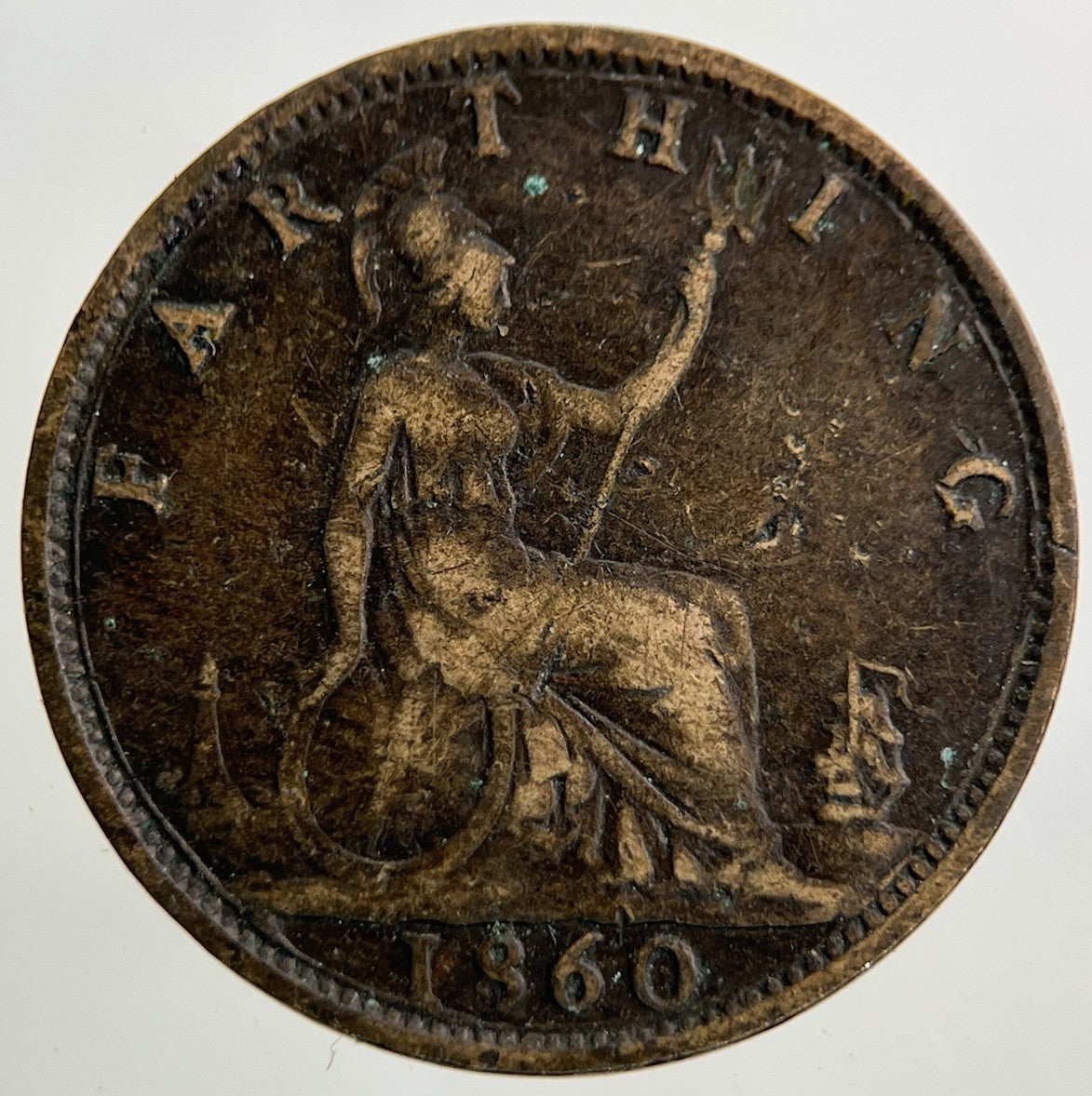 1860 Victoria Farthing Coin | Collectable Grade