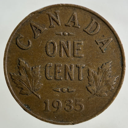 1935 Canada One Cent Coin | Very High Grade