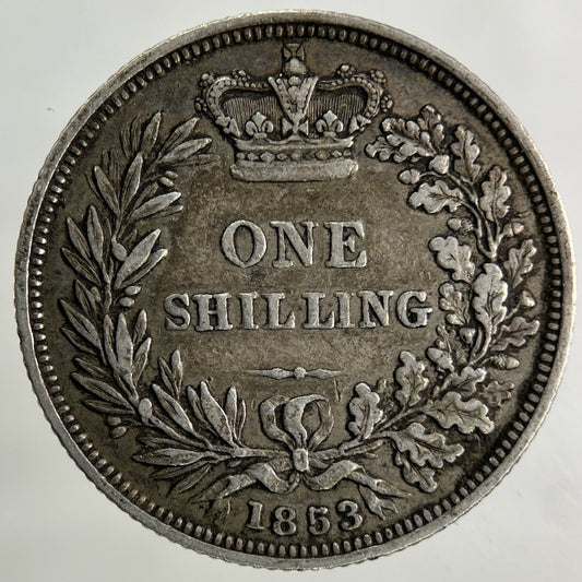 1853 Victoria Shilling Silver Coin | Very High Grade