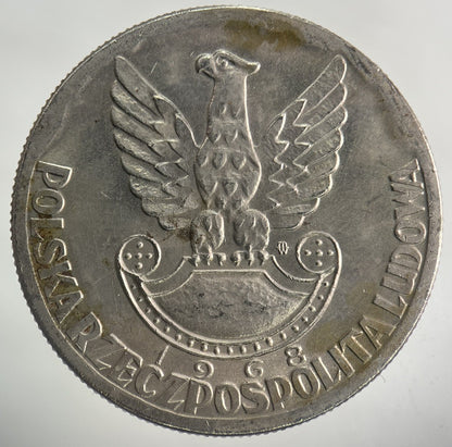 1968 Poland 10 Zloty Zlotych Coin | Fine Collectable Grade