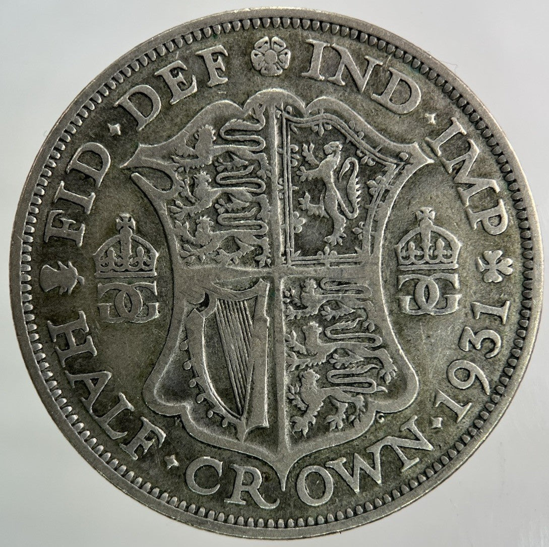 1931 George V Half - Crown Silver Coin | Collectable Grade