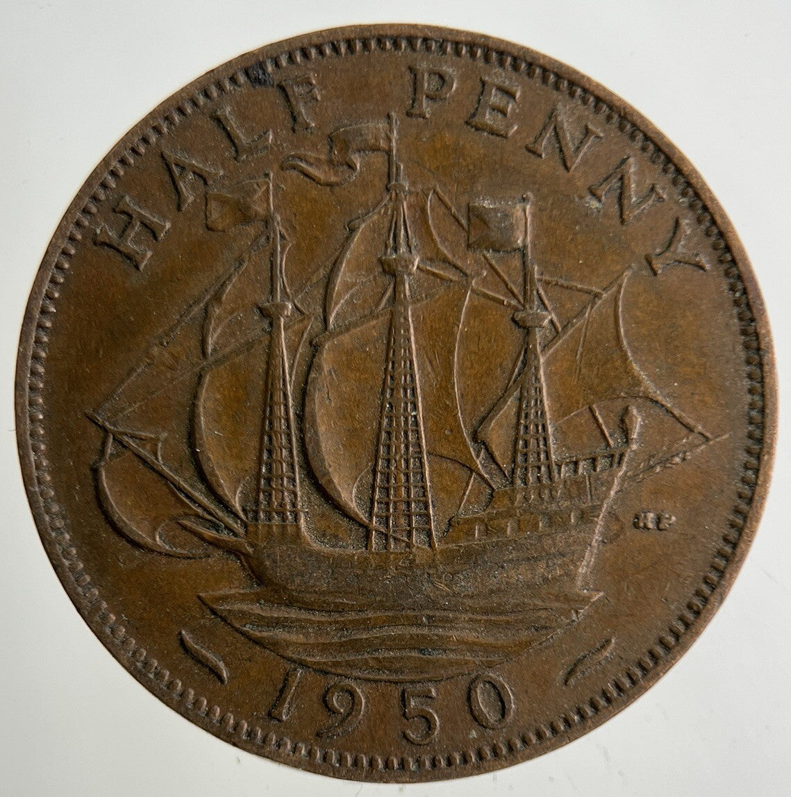 1950 George VI Half - Penny Coin | Collectable Grade
