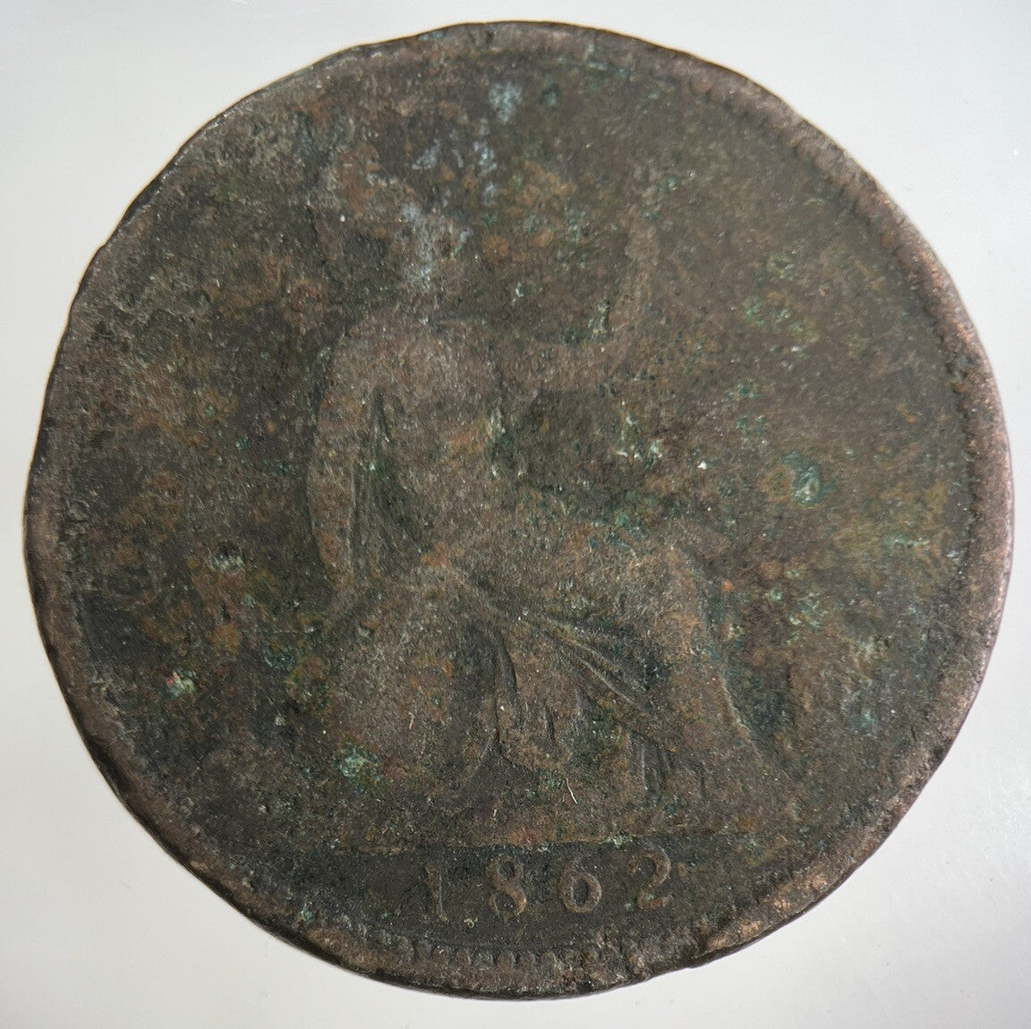 1862 Victoria One Penny Coin | Collectable Grade