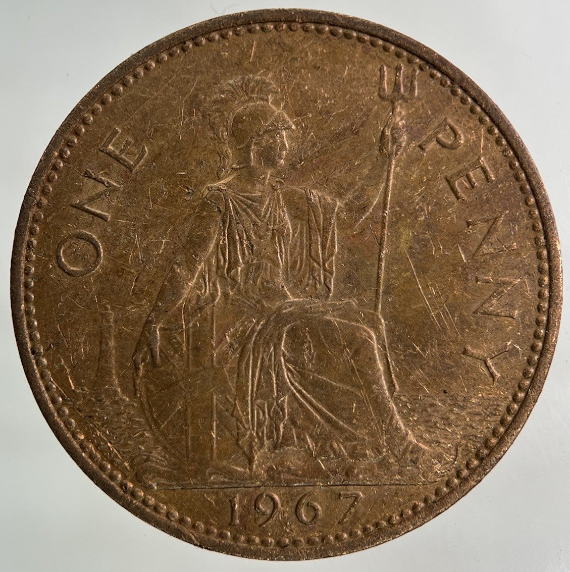 1967 Elizabeth II 2nd One Penny Coin | Collectable Grade