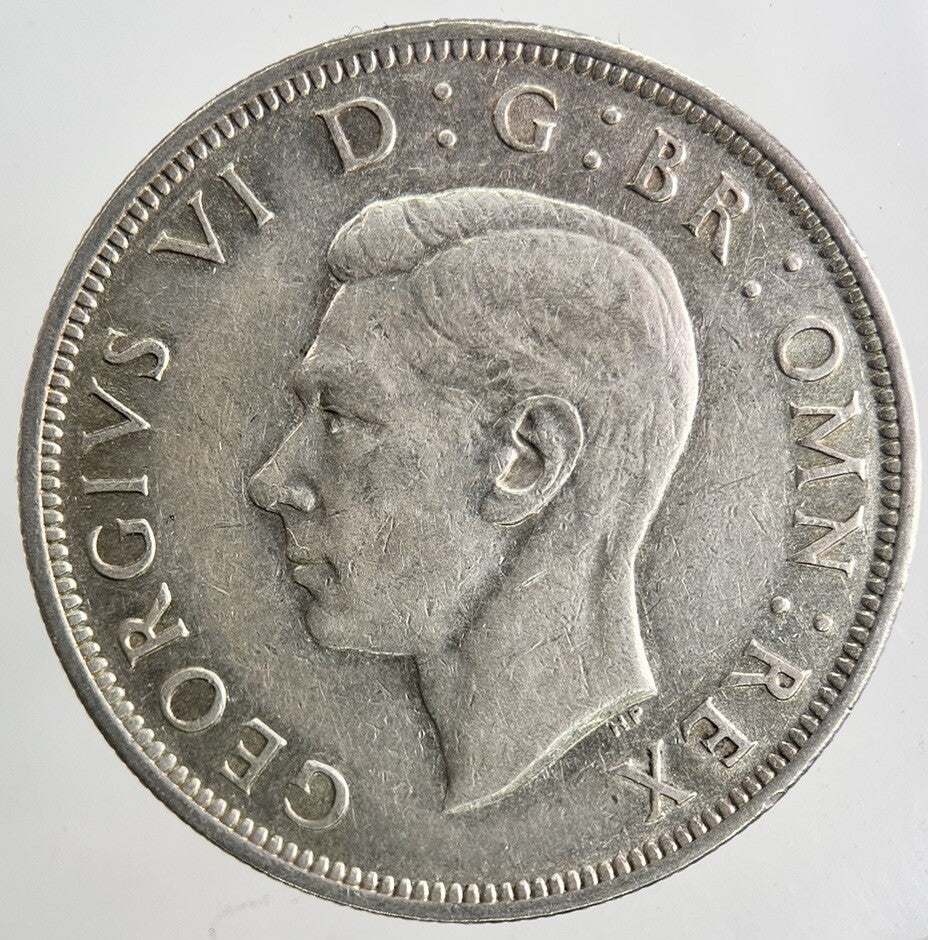 1946 George VI Half - Crown Silver Coin | Fine Collectable Grade | a9150
