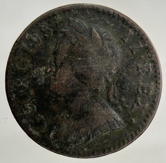 1754 George II 2nd Farthing Coin | Collectable Grade