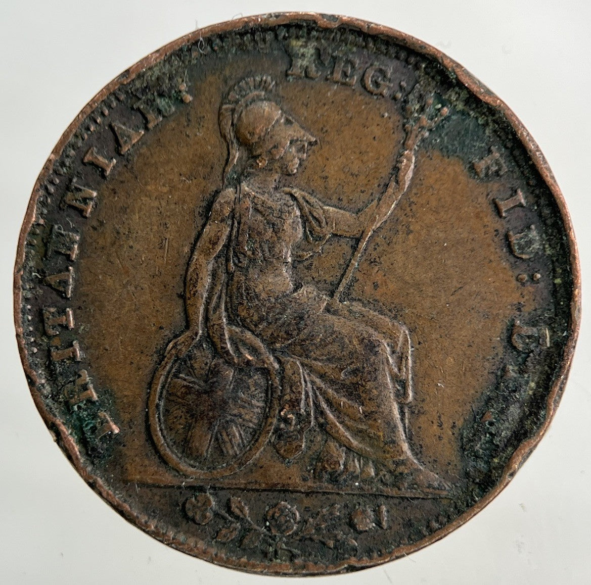 1840 Victoria Farthing Coin | Fine Collectable Grade