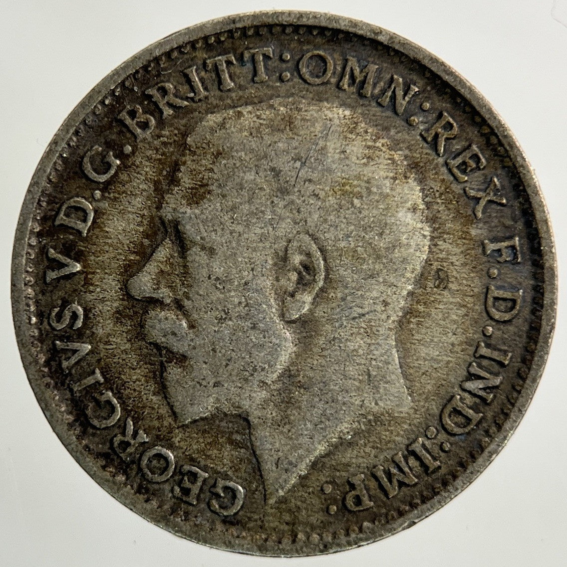 1920 George V Threepence Silver Coin | Fine Collectable Grade