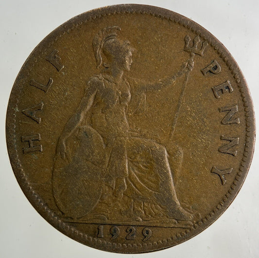 1929 George V Half - Penny Coin | Collectable Grade