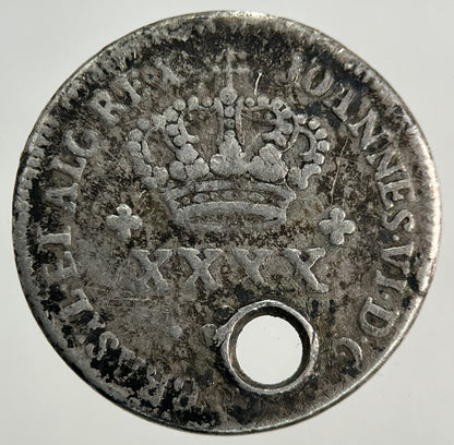 Portugal Queen Maria I 80 Reis Silver Coin | Fine Collectable Grade