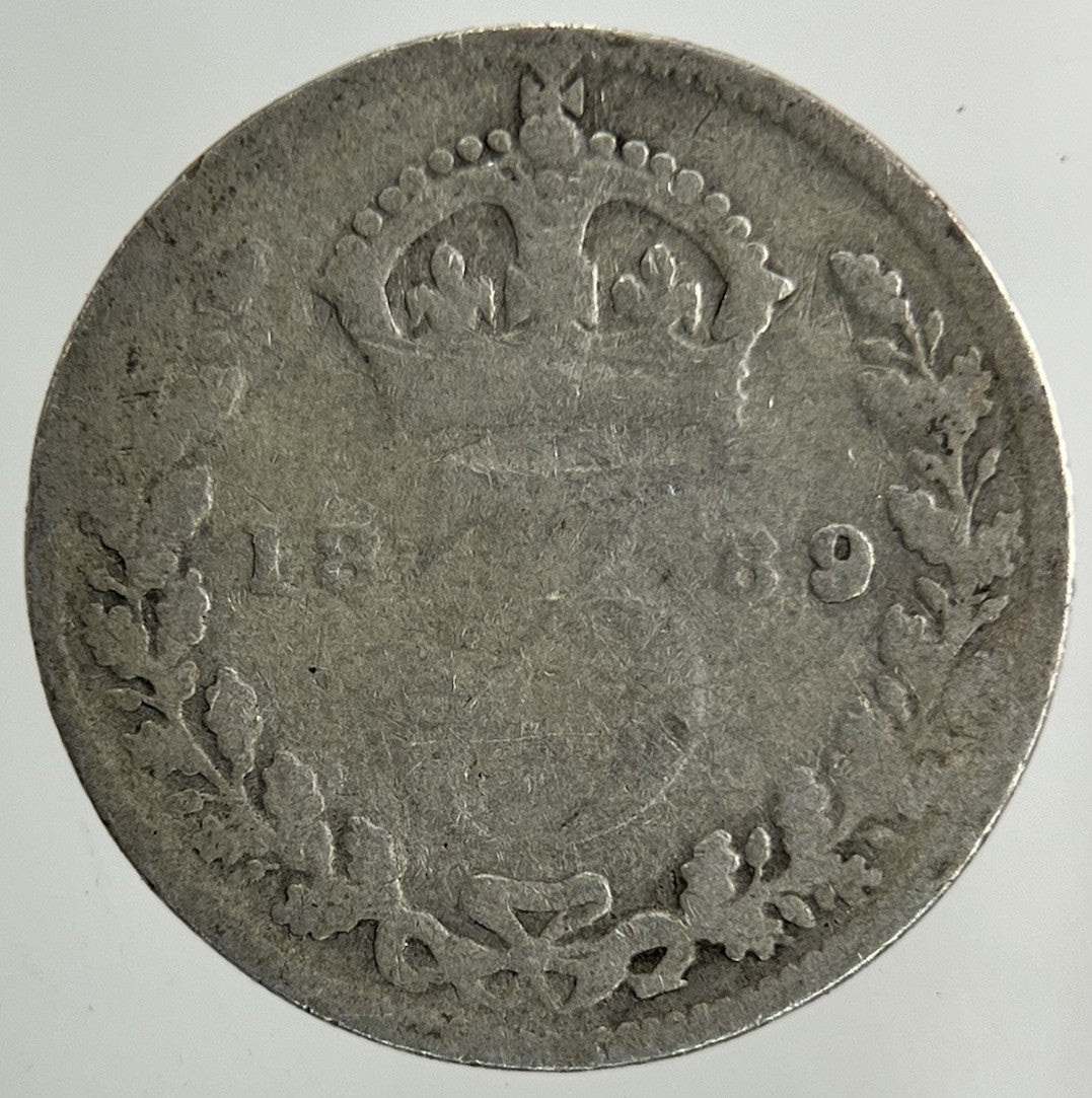 1889 Victoria Threepence Silver Coin | Collectable Grade