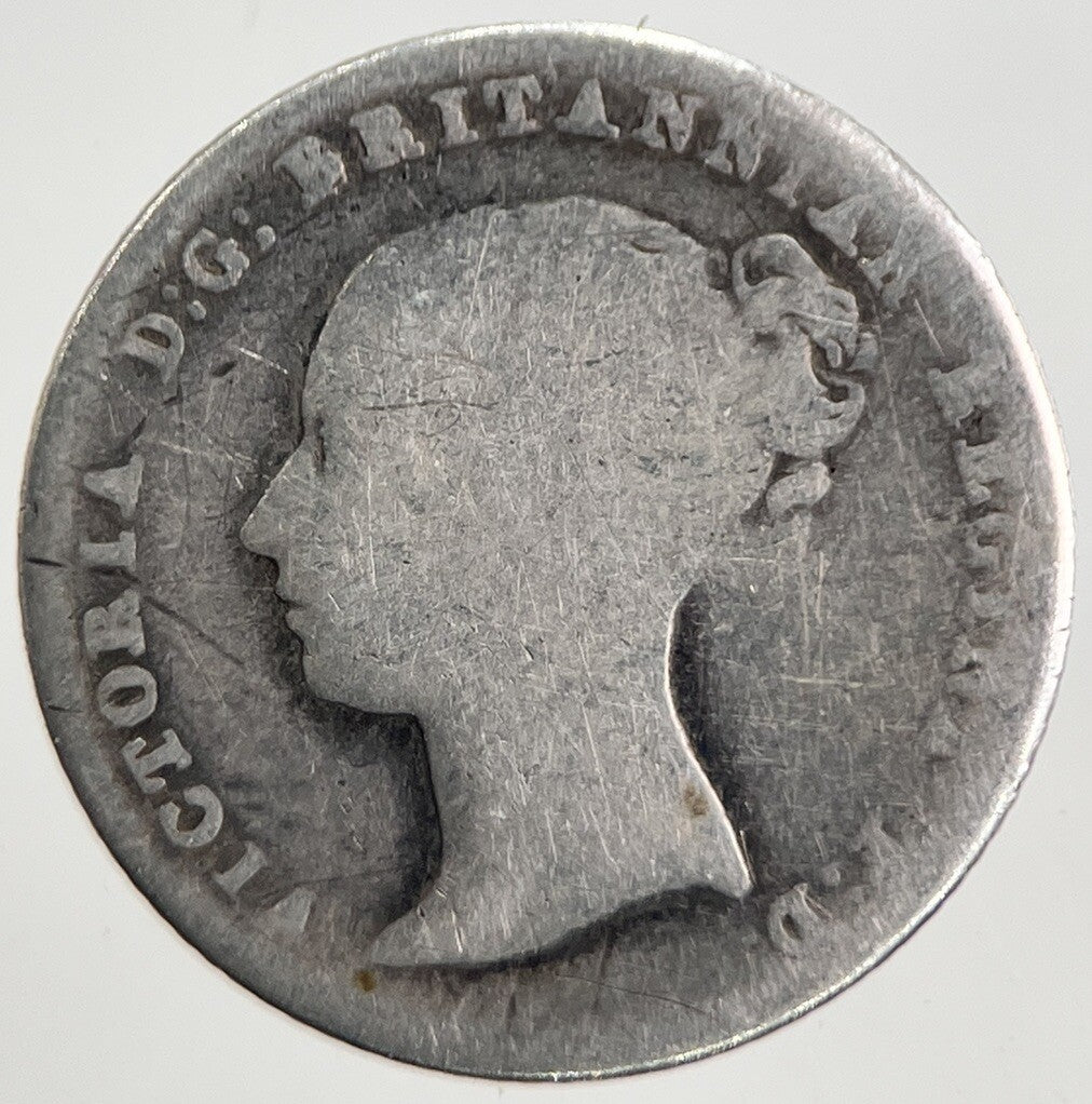 1843 Victoria Groat Four - Pence Silver Coin | Collectable Grade