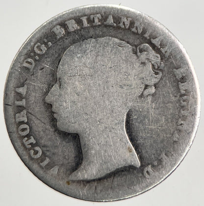 1843 Victoria Groat Four - Pence Silver Coin | Collectable Grade
