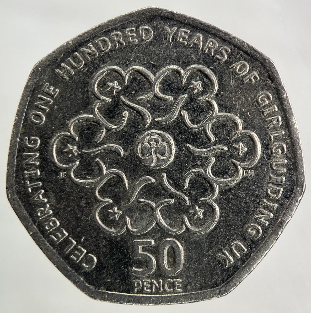 2010 100 Years Of Girl - Guiding 50p Fifty - Pence Coin | Collectable Grade