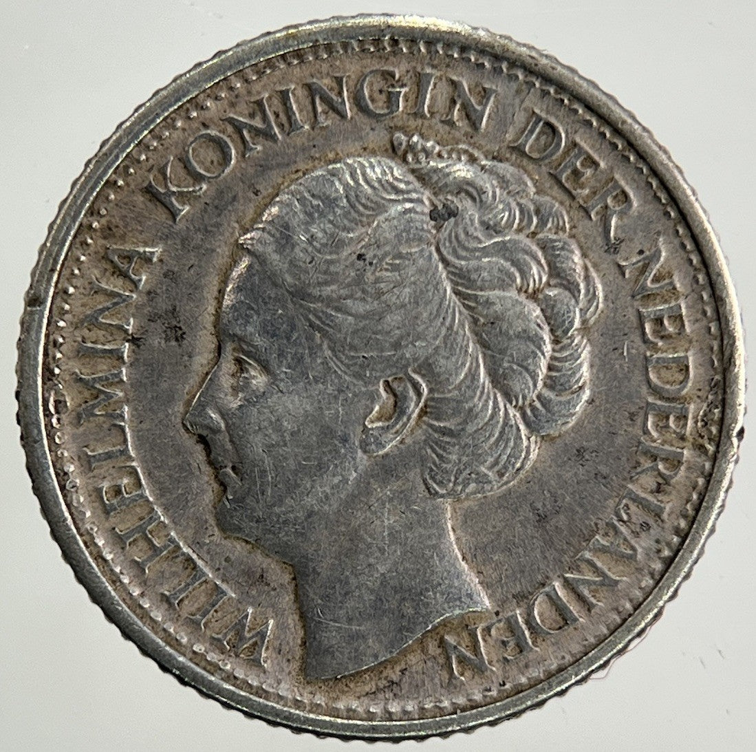 1944 Netherlands 10 Cents Silver Coin | Fine Collectable Grade