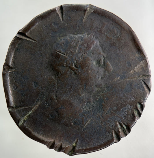 British George III 3rd One Penny Coin | Fair Grade