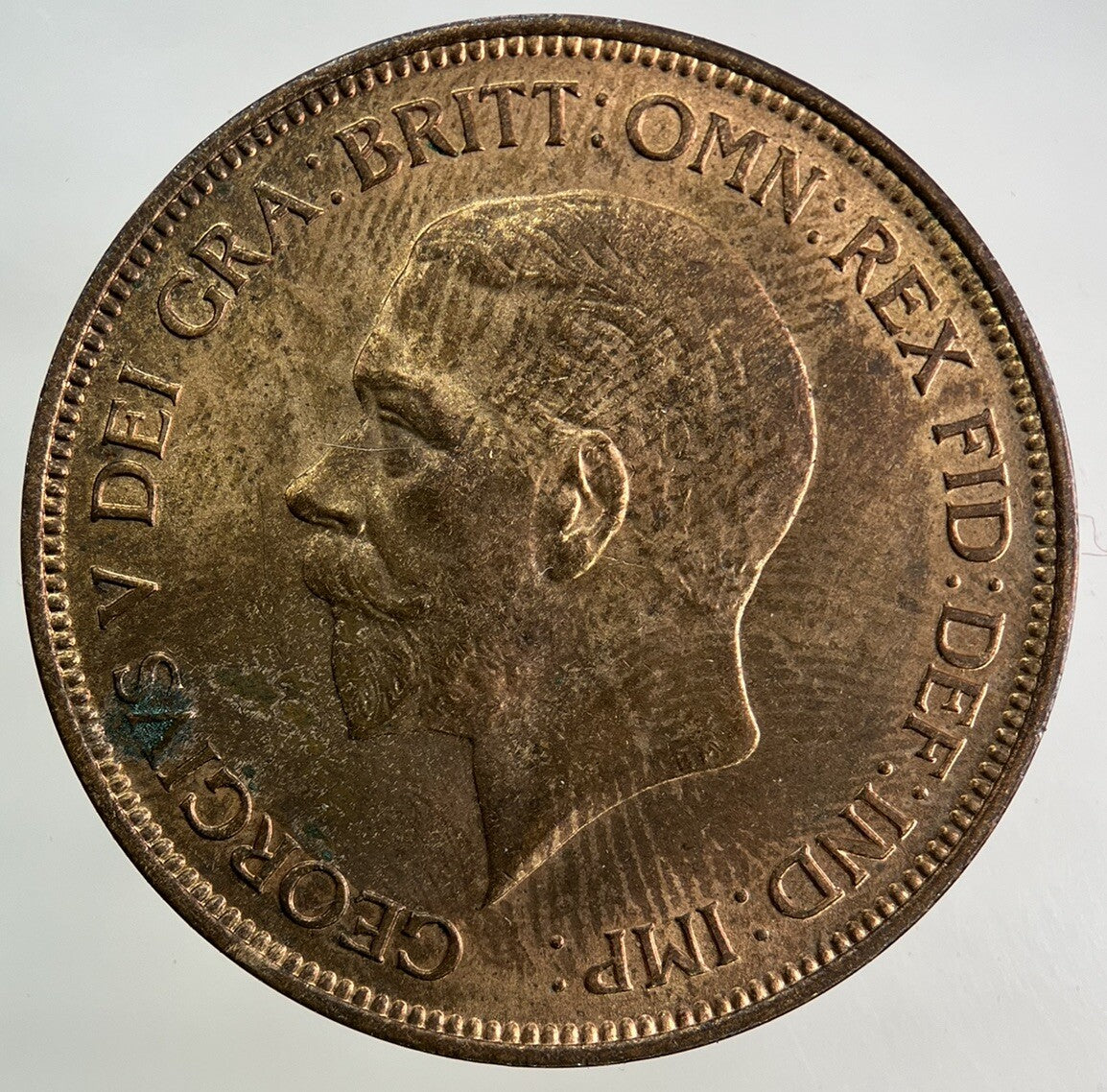 1936 George V One Penny Coin | Very Fine Grade