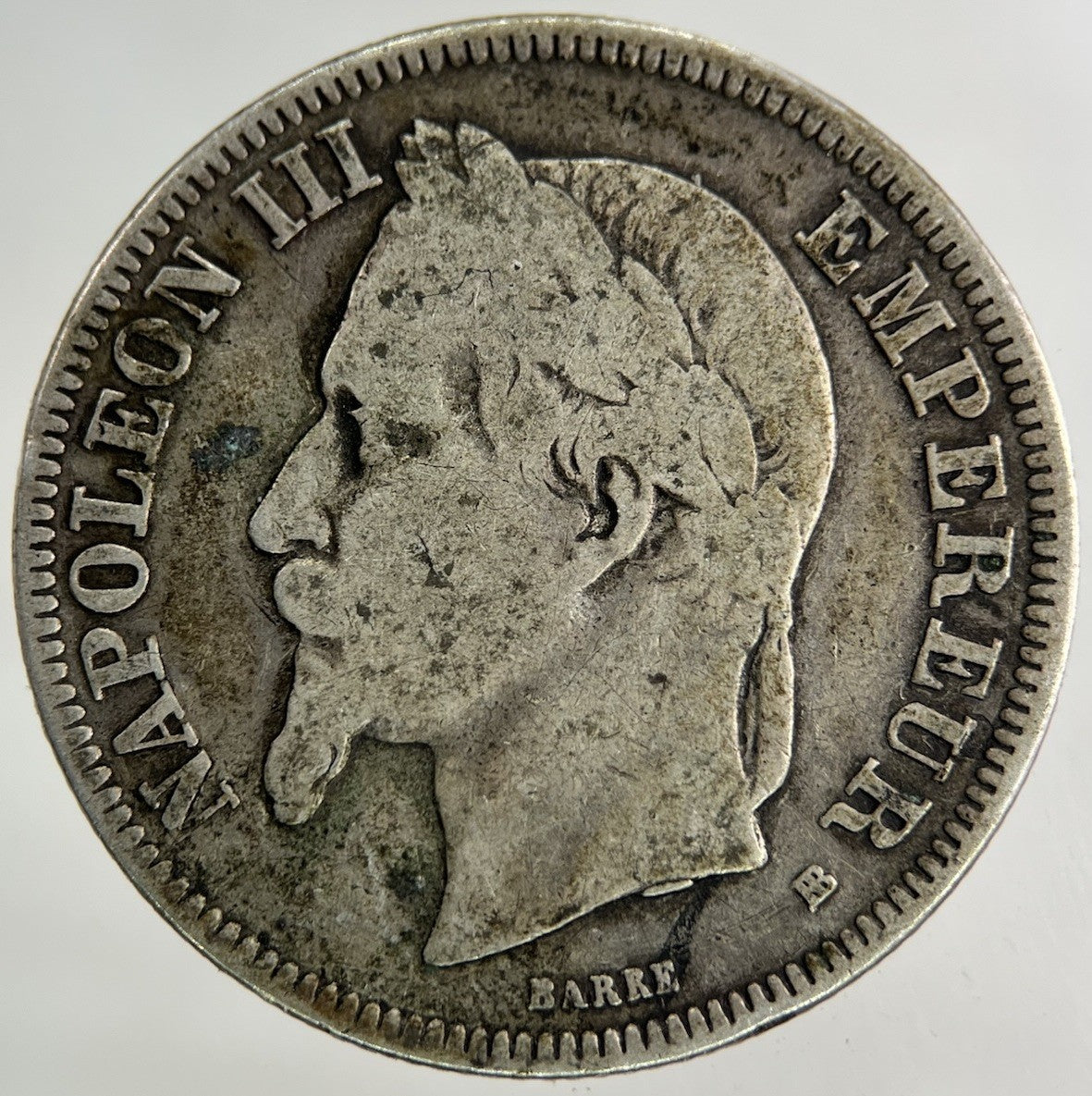 1869 France 2 Francs Silver Coin | Collectable Grade