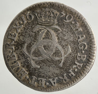 1679 Charles II 2nd Maundy Three - Pence Silver Coin | Fine Collectable Grade