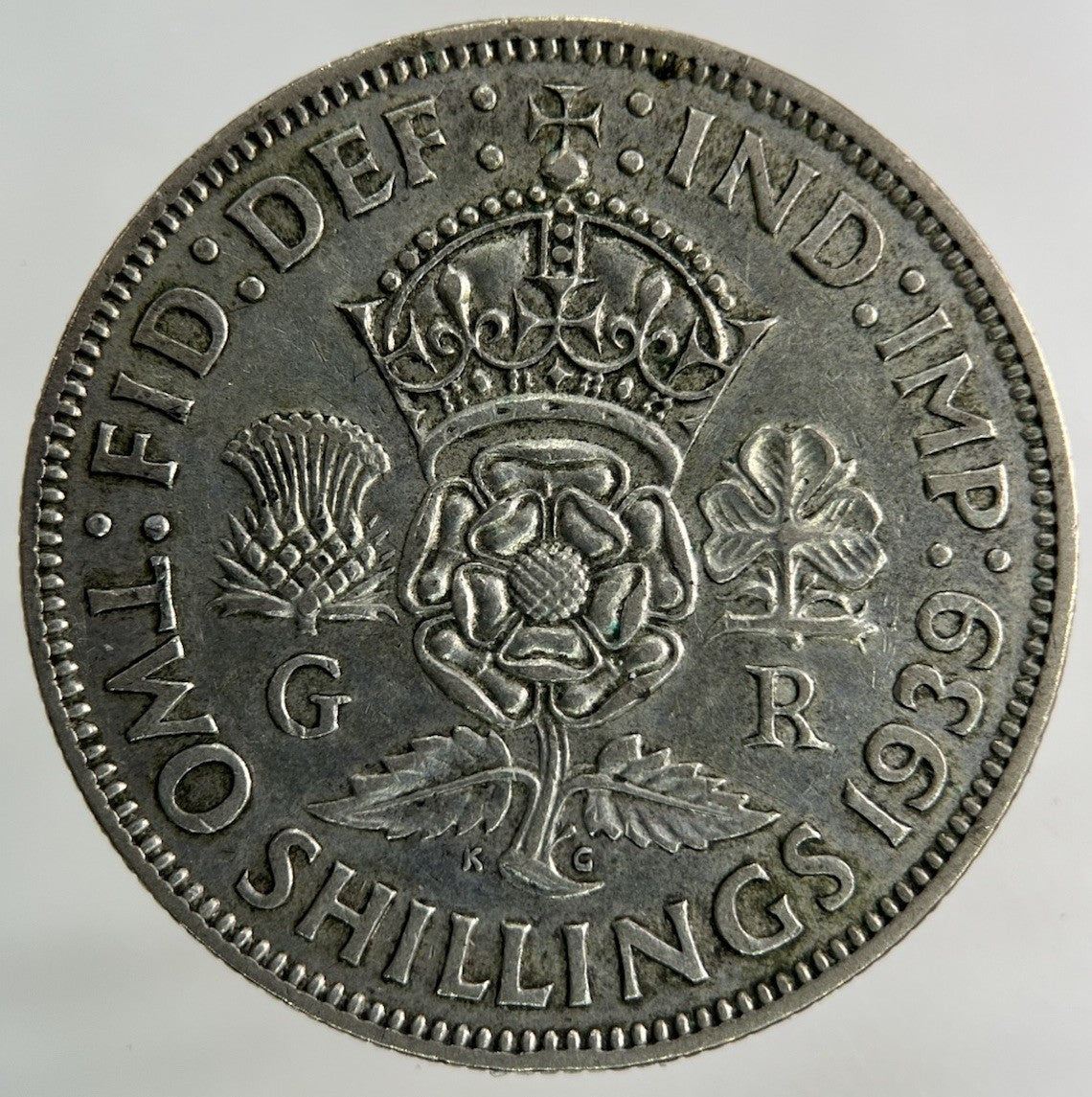 1939 George VI Florin Silver Coin | Fine Collectable Grade