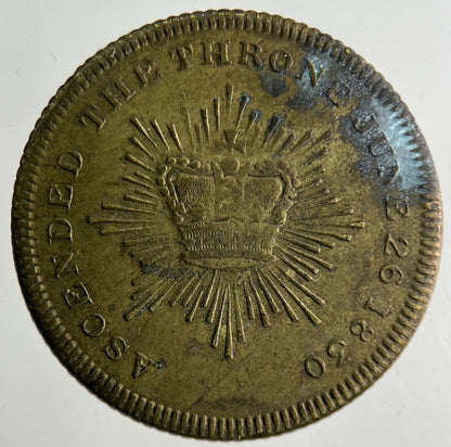 1830 William IV & Queen Adaline Token Coin | Collectable Grade
