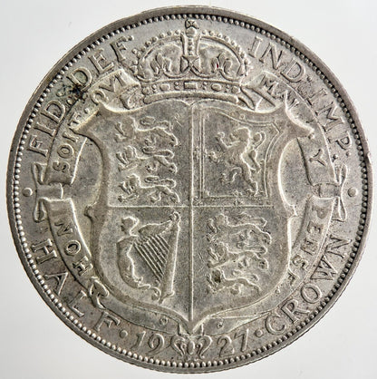 1927 George V Half - Crown Silver Coin | Very High Grade | a6425