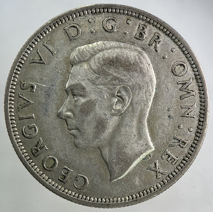 1940 George VI Half - Crown Silver Coin | Fine Collectable Grade