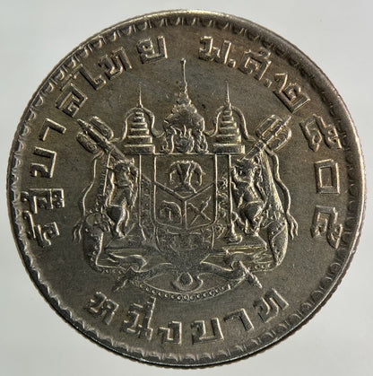 1962 Thailand Thai 1 Baht Coin | Fine Collectable Grade
