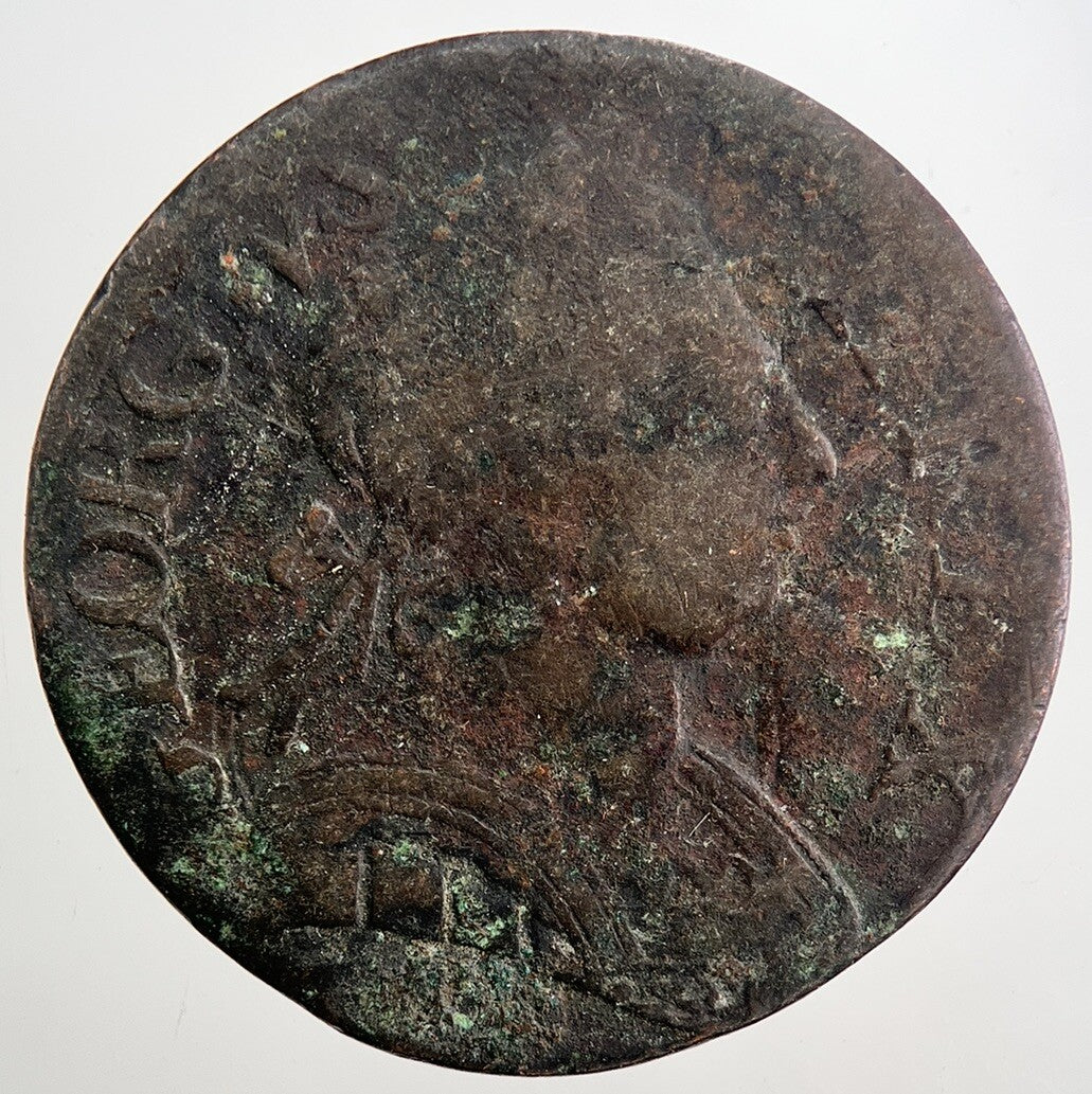 1771 George 3rd III Half - Penny British Coin | Fine Collectable Grade | a5039
