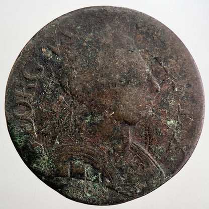 1771 George 3rd III Half - Penny British Coin | Fine Collectable Grade | a5039