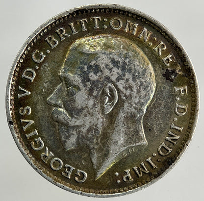 1916 George V Threepence Silver Coin | Fine Collectable Grade