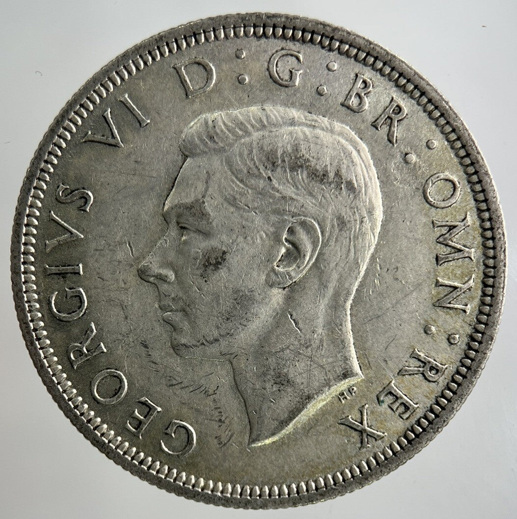 1939 George VI Half - Crown Silver Coin | Fine Collectable Grade