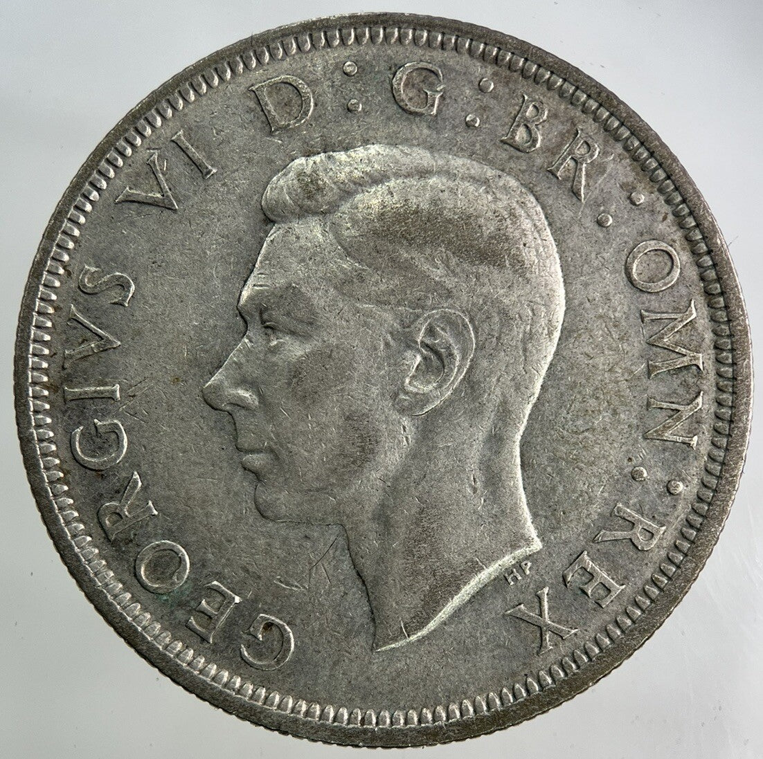 1943 George VI Half - Crown Silver Coin | Fine Collectable Grade